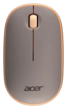 Acer AMR100 béžová / Bezdrôtová myš / cestovná / optická / 1600 DPI / 1x AA (GP.MCE11.03J)