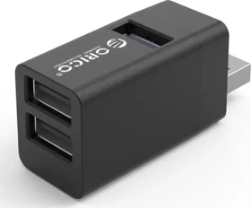 Orico MINI-U32L-BK-BP čierna / USB hub / 3x USB-A / 1x USB 3.1 Gen1 / 2x USB 2.0 / hliníkové telo (MINI-U32L-BK-BP)