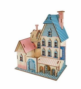 Woodcraft Drevené 3D puzzle Vila PACA