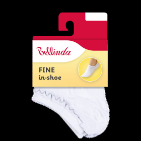 Dámske nízke ponožky FINE IN-SHOE SOCKS Bellinda biela