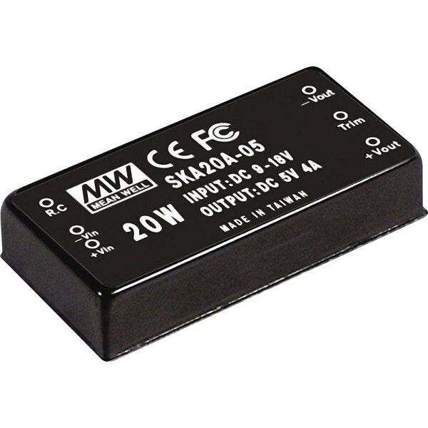 MEAN WELL SKA20C-15 DC / DC menič napätia 20 W Počet výstupov: 1 x; SKA20C-15