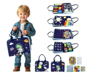 2Kids Toys Senzorické busy kniha Vesmír