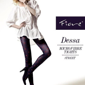 Fiore Dessa 40 denier pančuchové nohavice - Fiore 2-S navy blue