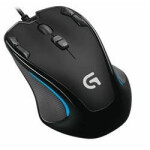 Logitech G300s čierna / herná myš / USB / optický senzor / 2500dpi / 9 prog. tlačidiel (910-004346)