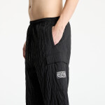 Kalhoty PLEASURES Rescue Pleated Cargo Pants Black M