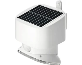 Viking SR12 vonkajšie solárne LED svetlo s pohybovým senzorom / 2000lm / IP44 (VSR12)