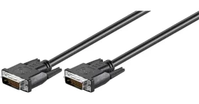 MicroConnect Kábel DVI-D (24+1) Dual Link 1m čierna (MONCC1)