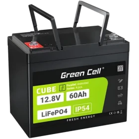 Green Cell LFPGC12V60AH / Batéria LiFePO4 / 12,8V / 60Ah / 768Wh (LFPGC12V60AH)