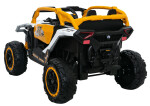 Mamido Elektrické autíčko Buggy M3 4x4 žlto-biele
