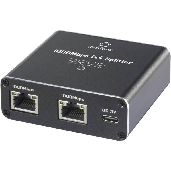 Renkforce RF-GES-400 sieťový switch RJ45 4 porty USB napájanie; RF-6739680