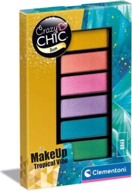 Clementoni Crazy CHIC Teen: Makeup Eyes Tropical Vibe