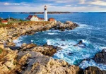 Castorland 53667 Východ slnka NAD Cape Elizabeth, USA