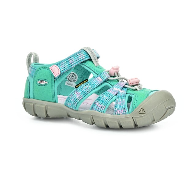 Keen seacamp ii bright aqua/pink-a-boo k (cnx) športové sandále 26 EUR