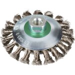 Rhodius RHODIUS EKBZ, 8 ks kužeľová kefa 115 x 15 x 20 x M14 mm, viazaná, TOPline, Made in Germany, na nerez, oceľ 353093 8 ks; 353093