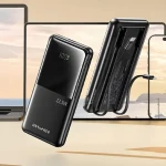 Awei P76K čierna / Powerbanka / 10000mAh / 22,5 W / LED displej (P76K)