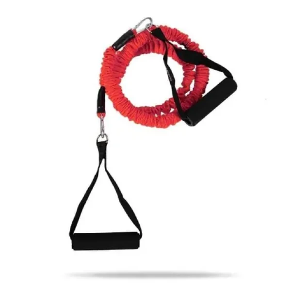 Posilňovací expandér s úchytmi 30 kg - GymBeam (červená) (105271-1-single_variant)