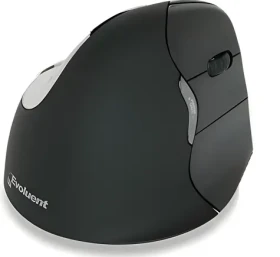 Evoluent VerticalMouse 4 čierna / Ergonomická bezdrôtová myš / Bluetooth / 6 tlačidiel / pre pravákov (BNEEVR4BB)