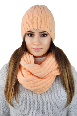 Kamea Hat&Scarf K.22.258.10 Peach OS