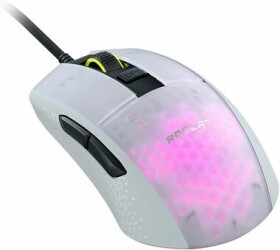 ROCCAT Burst Pre biela / Optická herná myš / 16000 DPI / 6 tlačidiel / USB / 1.8 m (ROC-11-746)