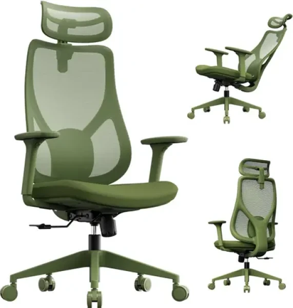SENSE7 MOYO zelená / Kancelárske ergonomické kreslo / nosnosť 150 kg (5902659848031)