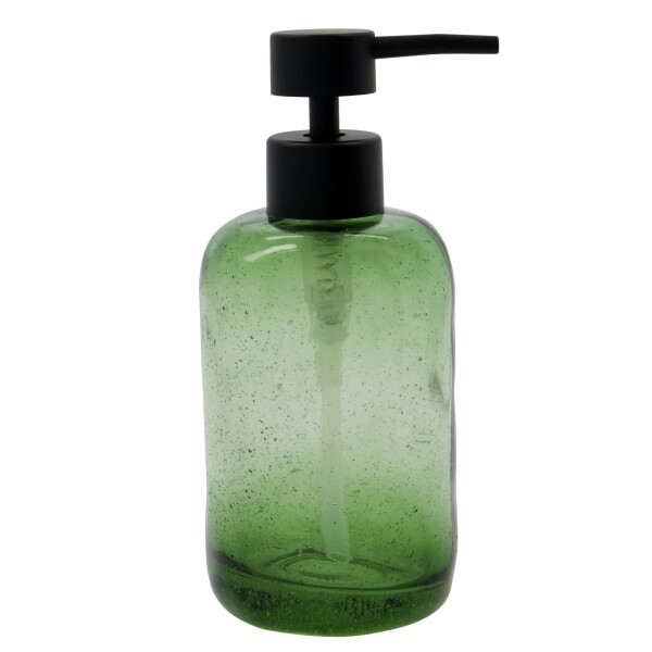 House Doctor Sklenený dávkovač na mydlo Wah Green
