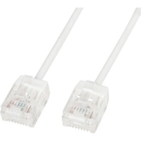 Roline 21.15.4474 RJ45 sieťové káble, prepojovacie káble CAT 6A U/UTP 1.5 m biela netienený 1 ks; 21.15.4474