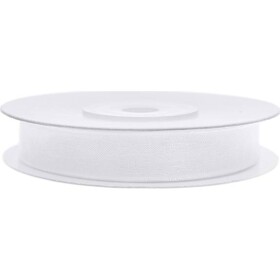 Biela stuha 6 mm x 25 m - PartyDeco - PartyDeco