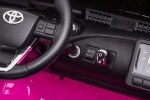 Mamido Detské elektrické autíčko Toyota Hilux 4x4 ružové
