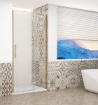 GELCO TRINITY GOLD dvere do niky pravé, 1200 číre sklo, GT1212CR-G GT1212CR-G