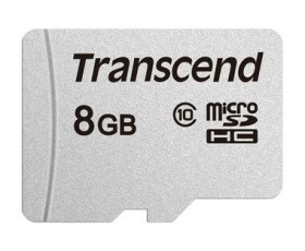 Transcend 300S microSDHC 8GB / Class 10 / R: 20MBs / W: 10MBs (TS8GUSD300S)