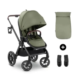 Hauck Comfort N Care zelená / Športiak + nánožník / adaptér na autosedačku (HK165584)