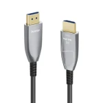 HAMA 202037 optický aktívny HDMI kábel 8K Ultra High Speed 20 m strieborná (202037)
