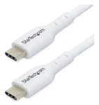 StarTech USB-C 60W biela / Nabíjací kábel / USB-C - USB-C / Power Delivery / 1 m (USB2CC1MNCWHE)