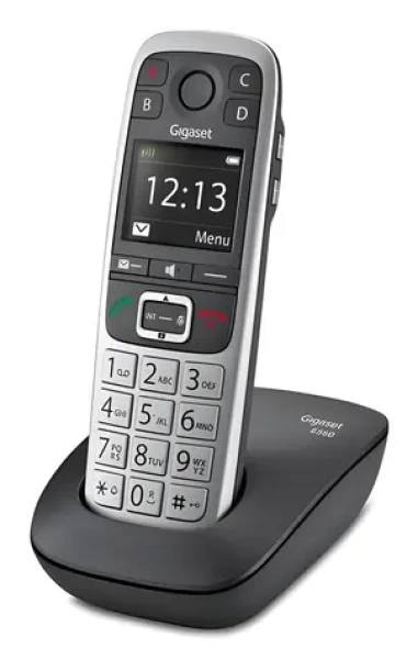Gigaset E560 platinová / DECT bezdrôtový telefón (S30852-H2708-B101)