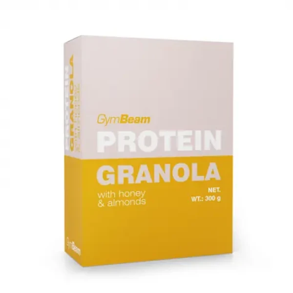 Proteínová granola s medom a mandľami - GymBeam (300 g) (58687-1-300g)