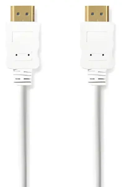 Nedis HDMI - HDMI biela / Kábel / Ethernet / ARC / 4K 30Hz / 2 m (CVGB34000WT20)