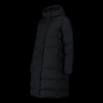 Dámska zimná bunda s kapucňou CMP zateplený nepremokavý kabát čierna (34K0096/U901) 46