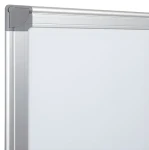 EuroSupplies Magnetická tabuľa 60x45 cm / hliníkový rám / biely lakovaný povrch / stierateľná popisovačom (PREMTA6045)