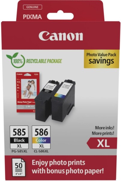 Canon Canon Ink 6204C005 / PG-585XL/CL-586XL XL Multipack BK,C,M,Y
