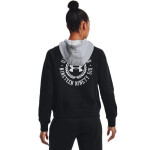 Dámske tričko Rival Fleece CB W 1373031 001 black and grey - Under Armour XXL
