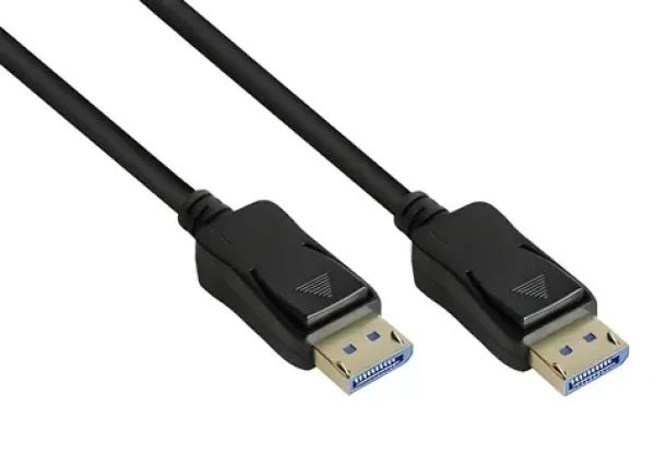Good Connections DP2.0 čierna / DisplayPort kábel / 2 m / 8K 60Hz / 4K 240Hz / 54 Gbit / s (DP20-020)