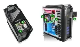THERMALTAKE VH800LBWS Armor+ Mx LCS / midi tower / USB 2.0 / bez zdroja / ATX / priehľadná bočnica / čierna (VH800LBWS)