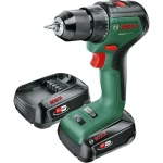 BOSCH UniversalDrill 18V-60 / Aku Vŕtací skrutkovač / 18V / 1900 ot-min / 60 Nm / 2x 2.0 Ah (06039D7002)