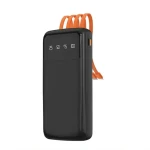 Dudao K6Pro 10000mAh čierna / Powerbanka / USB-C kábel / Lighting (82237)
