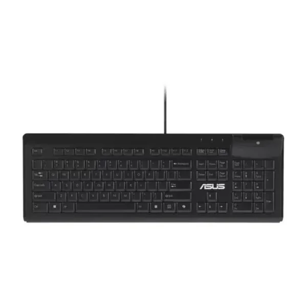 Asus klávesnica SMART Card KU100 čierna / klávesnica / membránová / drôtová / čítačka kariet / CZ/SK (90XB05E0-BKB000)