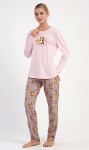 Dámske dlhé pyžamo Olivia světle lososová L
