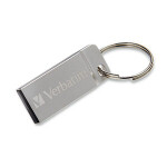 Verbatim Store #39;n#39; Go Metal Executive 64GB strieborná / Flash Disk / USB 2.0 / čítanie: 80MBs / zápis: 25MBs (98750-V)