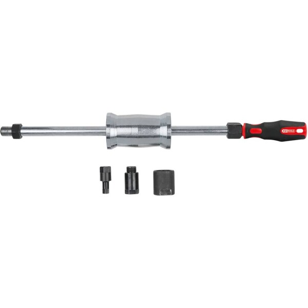 KS Tools 152.1275 M27+M17+10mm súprava injektorového odsávača s nárazovou hmotnosťou 1,5 kg, 4 ks; 152.1275