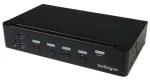 StarTech KVM prepínač 4X DisplayPort čierna / KVM prepínač / 4K 60Hz / USB (SV431DPU3A2)