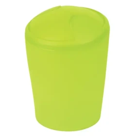 Spirella MOVE výklopný odpadkový kôš 5 L zelený/plast (7610583095770)